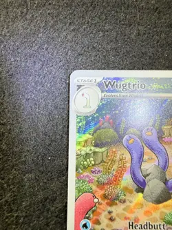 Pokemon Wugtrio IR 224/091 from Paldean Fates in LP+/NM- condition! - Image 3
