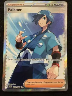 Pokemon Falkner Full Art 251/193 from Paldea Evolved in NM- condition! - Image 1