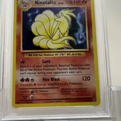2016 POKEMON XY: EVOLUTIONS - #15/108 NINETALES HOLO - PSA 9 MINT - Image 3