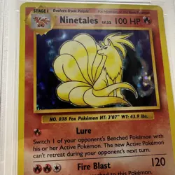 2016 POKEMON XY: EVOLUTIONS - #15/108 NINETALES HOLO - PSA 9 MINT - Image 4
