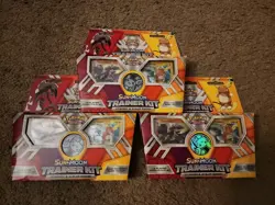 3x Pokemon TCG: Sun and Moon Trainer Kit - Lycanroc and Alolan Raichu - New - - Image 1