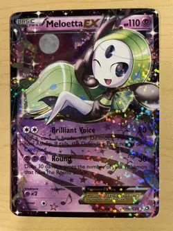 The Pokemon Company Meloetta EX RC11/RC25 Extended Art Holo Rare 110 HP - Image 1