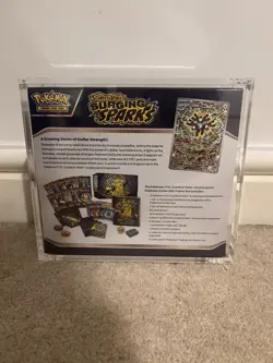 Pokemon TCG Surging Sparks Pokemon Center Elite Trainer Box ETB With Acrylic - Image 3