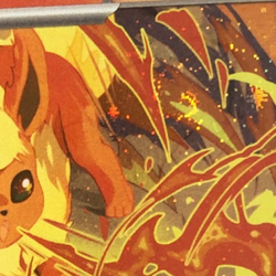 Pokemon TCG SVP 167 Cosmos Holographic Flareon w Swirl Near Mint - Image 2
