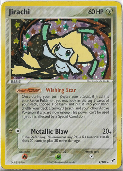 Jirachi - Deoxys (DX) 9/107 Holofoil Rare - HP/D - Pokemon - English - Image 1