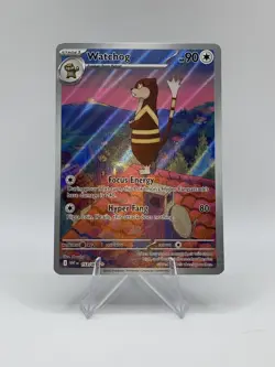 Watchog 153/086 Holo Illustration Rare White Flare Pokemon Holo Near Mint - Image 1