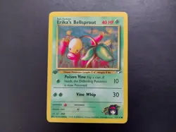 Pokemon - Erika's Bellsprout 75/132 Common 1st Edition Gym Heroes - Image 1