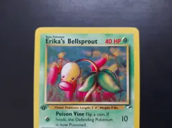 Pokemon - Erika's Bellsprout 75/132 Common 1st Edition Gym Heroes - Image 2