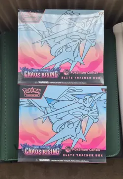 Pokemon TCG Chaos Rising Pokemon Center ETB - 2x Sealed Perfect Condition - Image 1