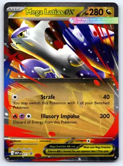 Mega Latias ex 011 Holo P MEP ME: Mega Evolution Promo Pokemon NM - Image 1