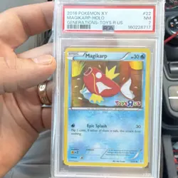 Pokemon TCG Magikarp Toys R Us Promo Holo 022/083 PSA 7 2016 - Image 1