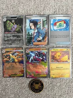 Pokemon Ascended Heroes/Promo Bundle - Includes Pikachu Stamped & IR / SIR - Image 1