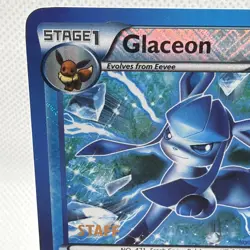 Pokemon Glaceon City Championships STAFF Promo 23/116 B&W Plasma Freeze Stamp - Image 2