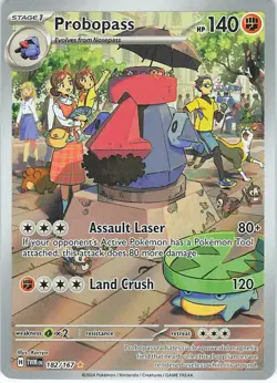 Probopass 182/167 Illustration Rare Twilight Masquerade Pokemon Holo Near Mint - Image 1