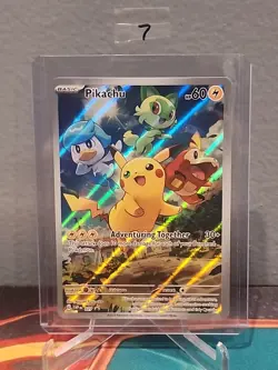 Pikachu SVP 027 Black Star Promo Pokemon Card - Image 3