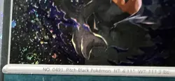 Pokemon Darkrai (Cosmos Holo) W/ Swirl 🌀 136/197 Obsidian Flames Rare Holo NM - Image 3