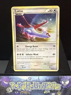 Pokemon Card Latias HGSS10 Black Star Holo Rare Promo Light Play - Image 1