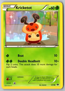 Pokemon: Kricketot Common Next Destinies 3/99 LP+ - Image 1