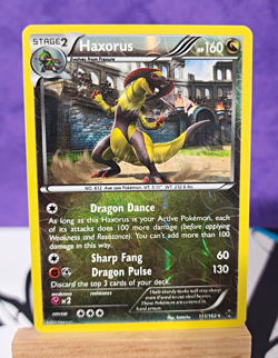 Pokemon TCG Haxorus 111/162 Breakthrough Reverse Holo Rare Stage 2 HP160 Eng - Image 1