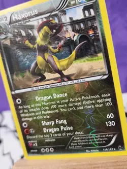 Pokemon TCG Haxorus 111/162 Breakthrough Reverse Holo Rare Stage 2 HP160 Eng - Image 3