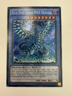 Blue Eyes Chaos MAX Dragon - Secret Rare - MVP1-ENS04 - Image 1