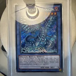 Yu-Gi-Oh! Blue-Eyes Chaos MAX Dragon MVP1-ENS04 Secret Rare 1st Edition PSA 10 - Image 2