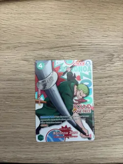 Round 1 Zoro English One Piece Promo PRB02-006 - Image 1