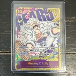 Monkey.D.Luffy (119) (Alternate Art) OP05-119 Foil Awakening of the New Era NM - Image 3