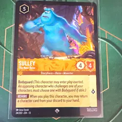 Disney Lorcana Sulley - The New Boss 24/207 Foil Amber Uncommon Bodyguard - Image 1