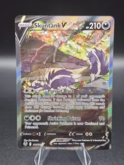Skuntank v Alternate Full Art Holo Card 181/195 SWSH12- Silver Tempest - Image 1