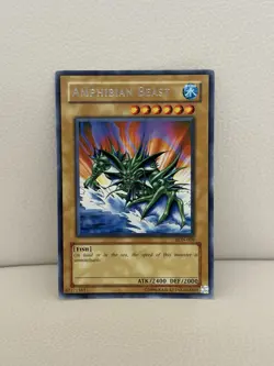 Yu-Gi-Oh! Amphibian Beast LON-008 Rare Near Mint Card - Image 1