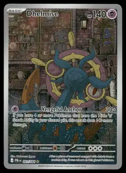 Pokemon Cards Dhelmise 091/084 Holo Pitch Black Illustration Rare NM - Image 1