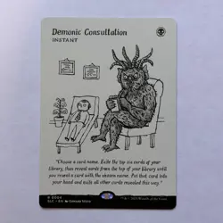 Demonic Consultation - Secret Lair Countdown Regular SLC MTG NM - Image 1