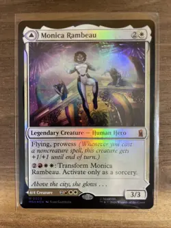 FOIL Monica Rambeau / Photon Living Light Marvel Super Heroes Magic MTG mythic - Image 1