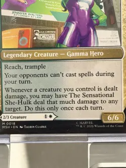 Jennifer Walters - The Sensational She-Hulk - MTG Marvel Super Heroes 0018 NM/M - Image 2