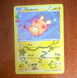 Pokemon TCG Dedenne Full Art Holo Uncommon Generations RC10/RC32 ENG 60HP 2016 - Image 1