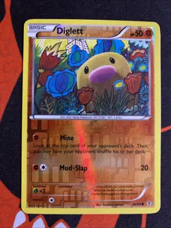 POKEMON DIGLETT 38/83 REVERSE HOLO GENERATIONS LP TOMOKAZU KOMIYA - Image 1
