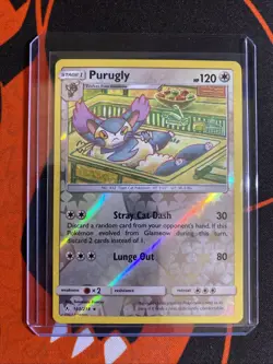 Purugly 160/214 Rare Unbroken Bonds Pokemon Reverse Holo NM/M KOMIYA - Image 3