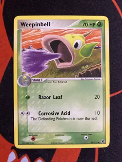 Pokemon Weepinbell 51/112 EX FireRed LeafGreen Uncommon Card KOMIYA - Image 1