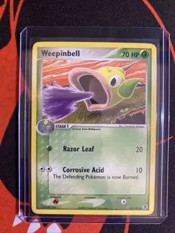 Pokemon Weepinbell 51/112 EX FireRed LeafGreen Uncommon Card KOMIYA - Image 4