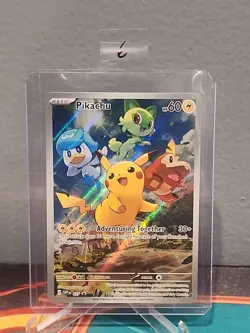 Pikachu SVP 027 Black Star Promo Pokemon Card - Image 3