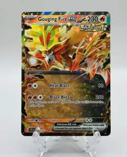 🔥Pokemon TCG-Gouging Fire ex-038/162-Temporal Forces-Double Rare-Holo-M/NM!🔥 - Image 1