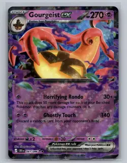Gourgeist ex 041/086 Double Rare Chaos Rising Pokemon Holo Near Mint - Image 1