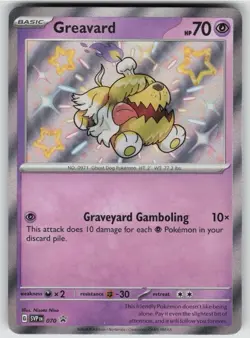 GREAVARD 070 HOLO PROMO SCARLET & VIOLET PROMO POKEMON HOLO NEAR MINT - Image 1