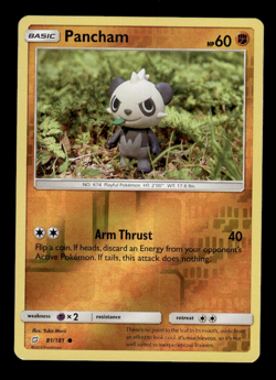 Pokemon TCG Team Up Pancham 81/181 Reverse Holo - Image 1