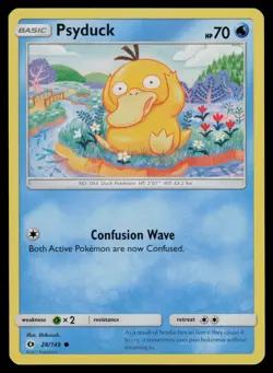 Psyduck 28/149 Common SM Base Set Pokemon Lightly Played - Image 1