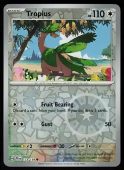 Tropius 123/159 Common Journey Together Pokemon Reverse Holo Near Mint - Image 1