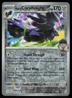 Hop's Corviknight 108/159 Uncommon Journey Together Pokemon Reverse Holo NM - Image 1