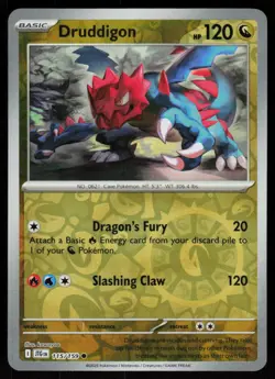 Druddigon 115/159 Common Journey Together Pokemon Reverse Holo Near Mint - Image 1