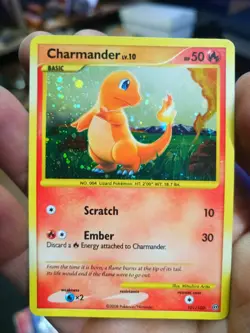 Pokemon TCG Charmander Stormfront Secret Rare Holo - Image 1